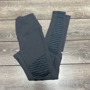 ALO Yoga Gray Moto Leggings Women’s Size Small